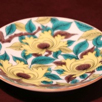 九谷焼豆皿 古九谷色絵牡丹紋 - 九谷焼 - 伝統工芸王国